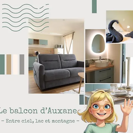 Apartamento Le Balcon D'auxane - Entre Ciel, Et Montagne Chambon-sur-Lac